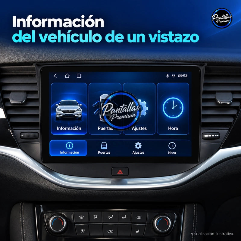 Opel Astra K - informacion - Pantallas Premium