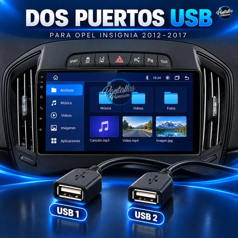 Dos puertos USB