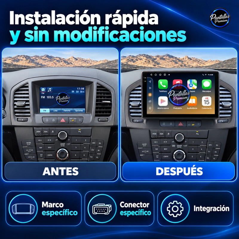 Opel Insignia: antes despues