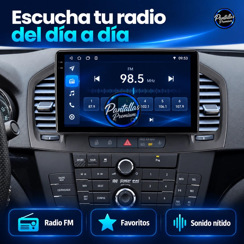 opel insignia - radio - Pantallas Premium