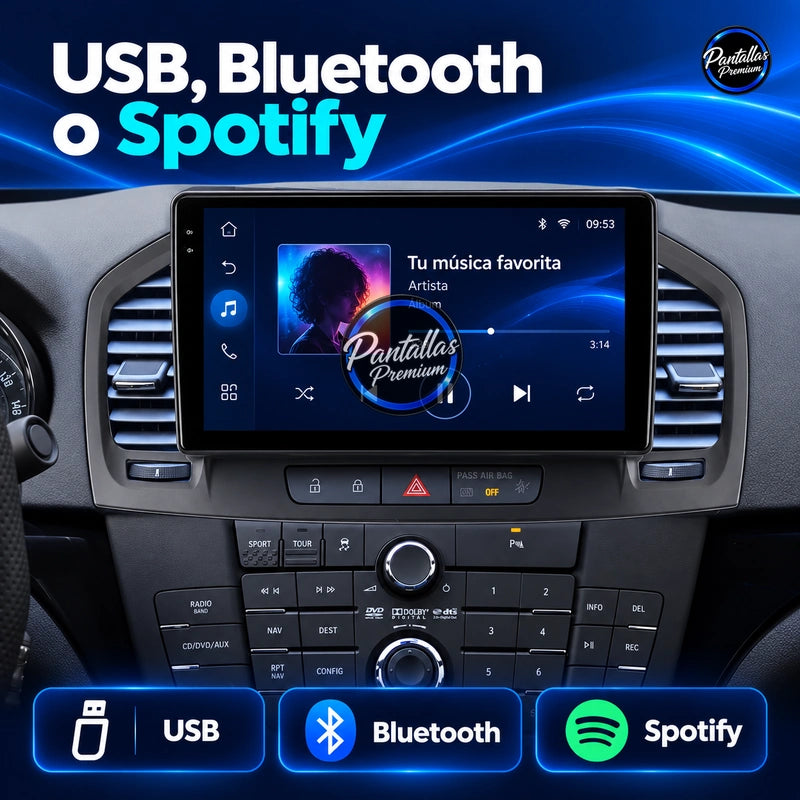 opel insignia - musica - Pantallas Premium