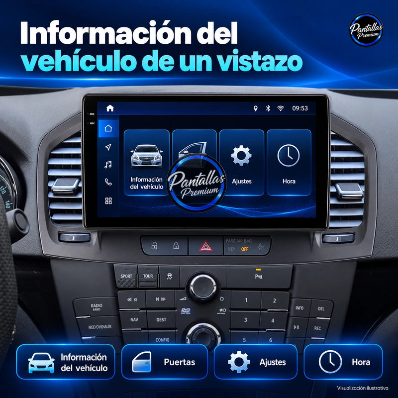 opel insignia - informacion - Pantallas Premium