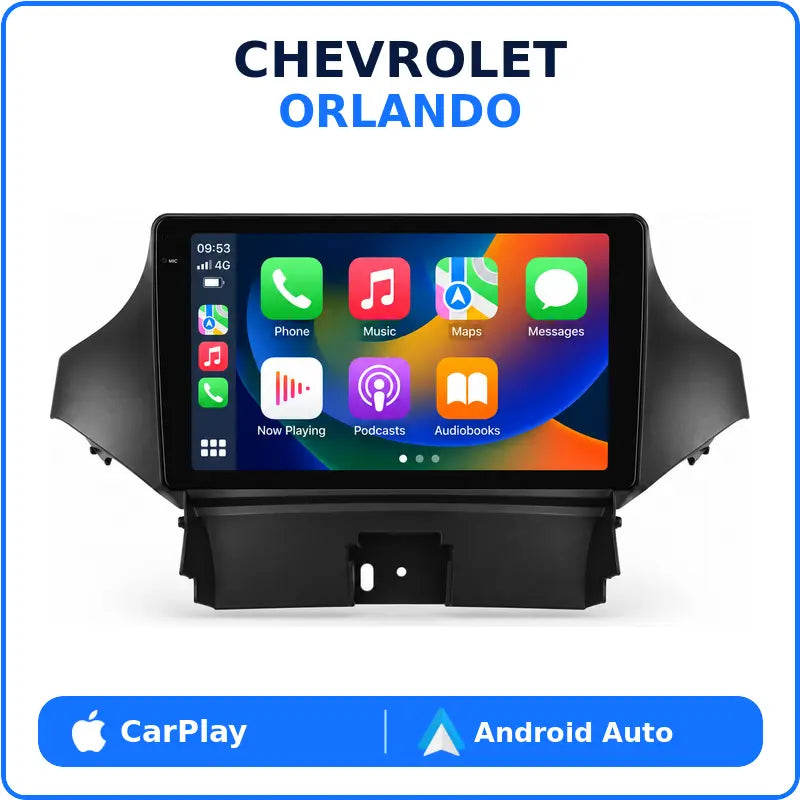 Chevrolet Orlando - pantalla CarPlay y Android Auto