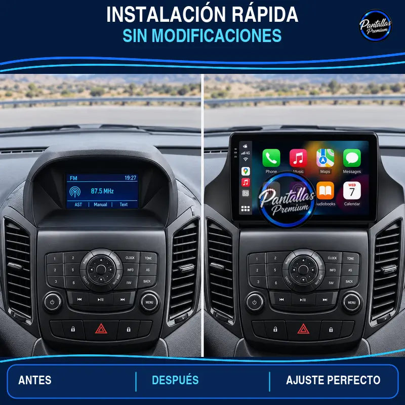 Chevrolet Orlando - instalación antes y después