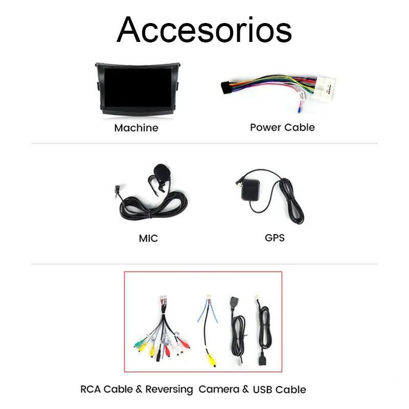 Radio Pantalla Carplay para SsangYong Tivolan Tivoli 2014-2017