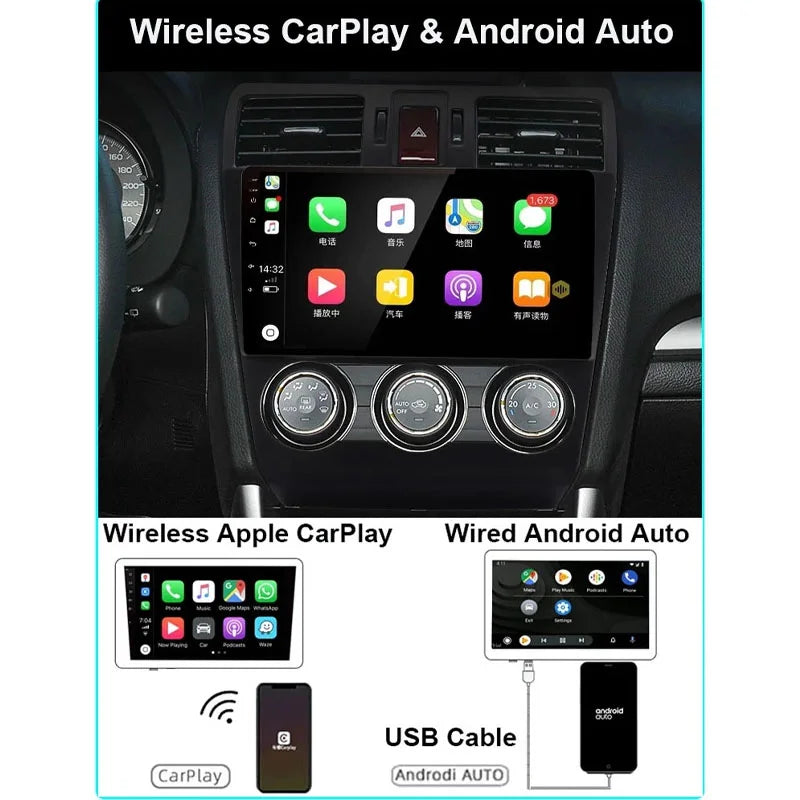 Radio Pantalla Carplay para Subaru Forester MK4 Impreza XV Crosstrek - foto 3