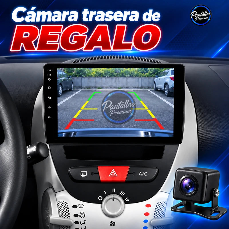 Peugeot 107, Citroën C1 y Toyota Aygo — camara trasera regalo
