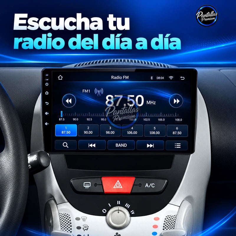 Peugeot 107, Citroën C1 y Toyota Aygo — radio fm