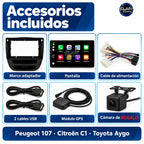 Peugeot 107, Citroën C1 y Toyota Aygo — accesorios incluidos