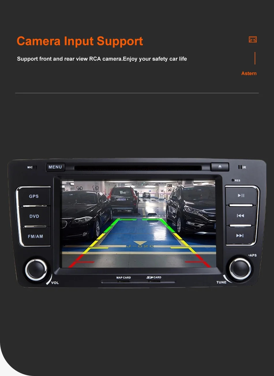 Radio Navegador Android para Skoda Octavia