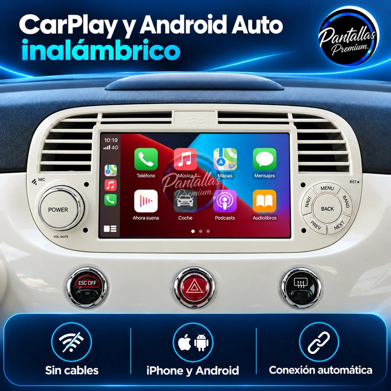 Fiat 500 — carplay