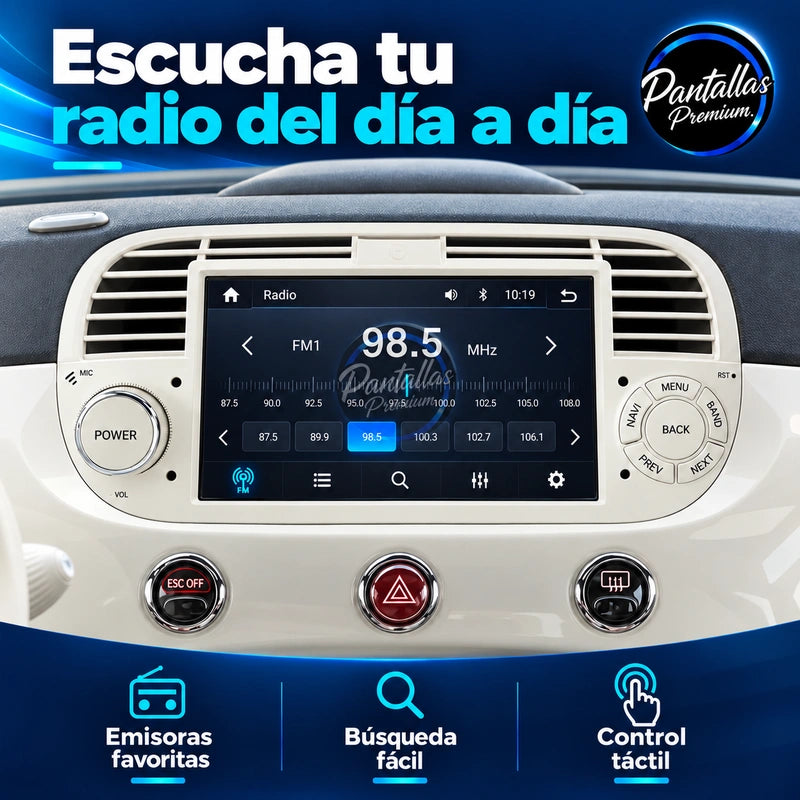 Fiat 500 — radio