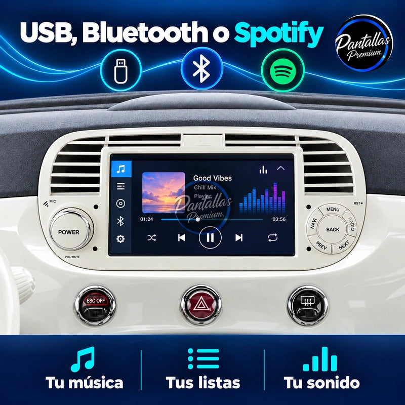 Fiat 500 — musica
