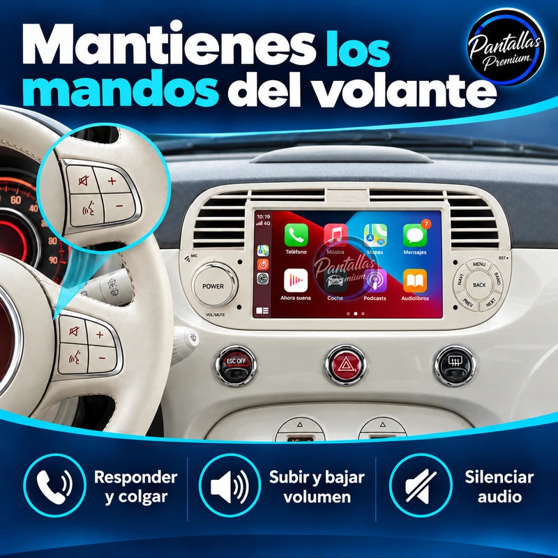 Fiat 500 — mandos