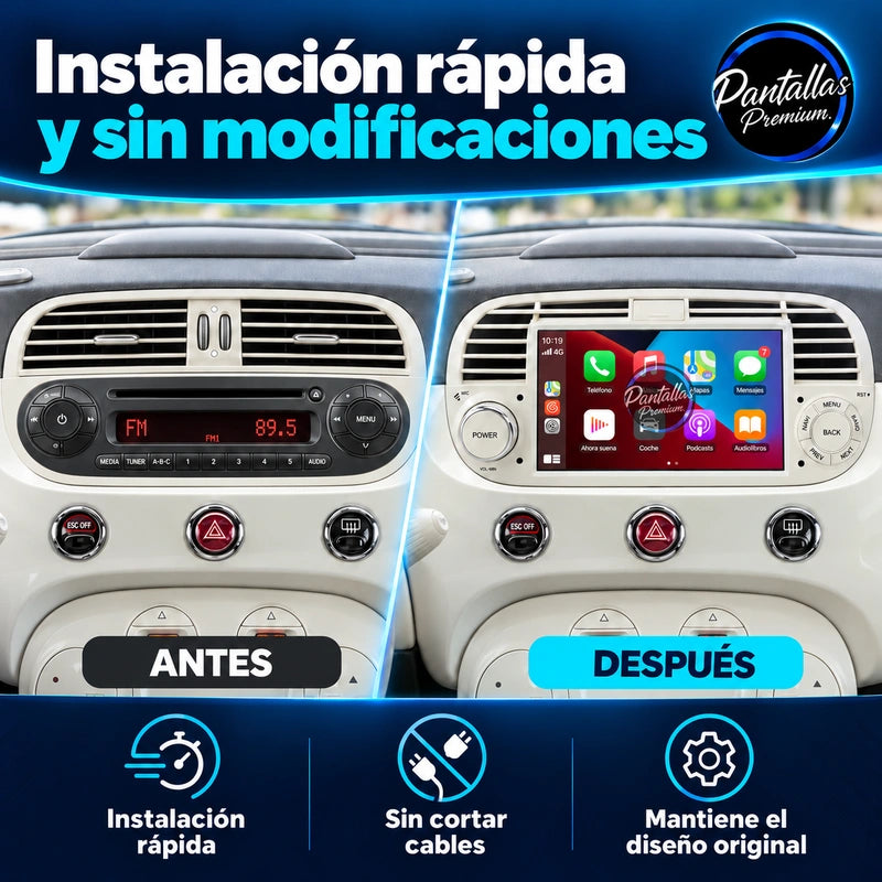 Fiat 500 — antes despues