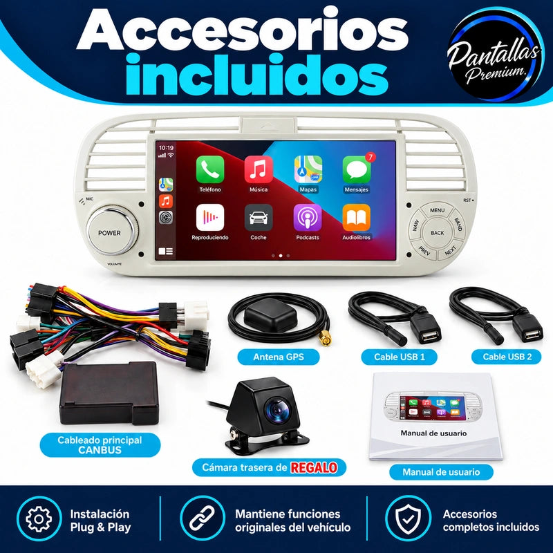 Fiat 500 — accesorios