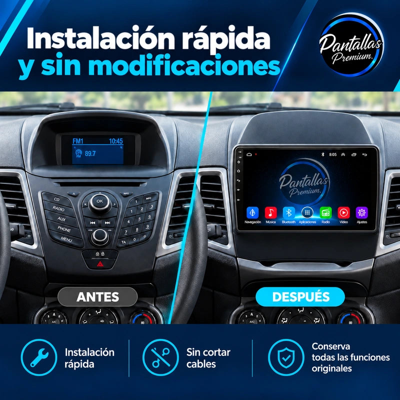 Ford Fiesta MK7 / EcoSport — antes despues