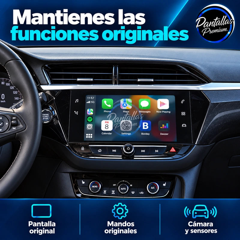 Interfaz Opel Corsa F — funciones