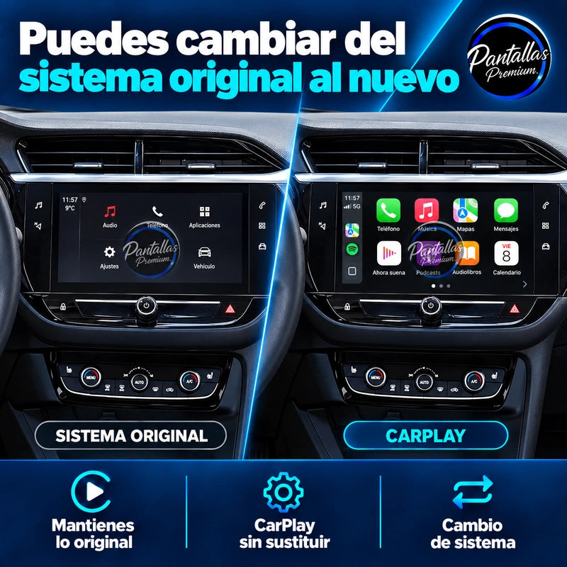 Interfaz Opel Corsa F — sistemas