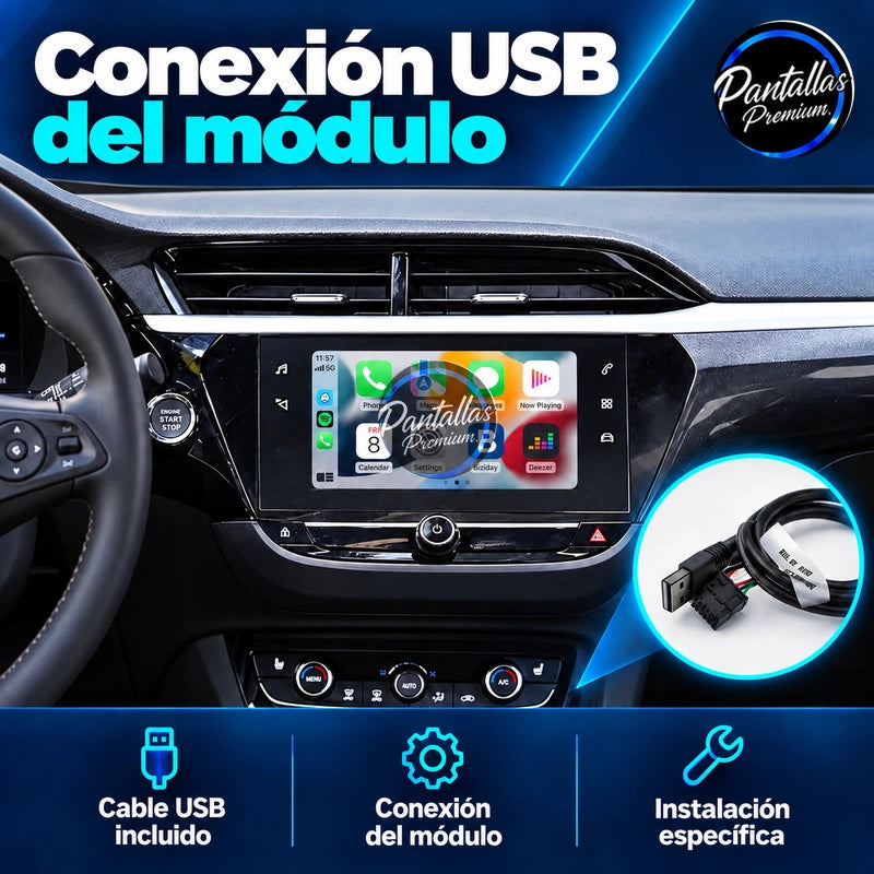 Interfaz Opel Corsa F — usb
