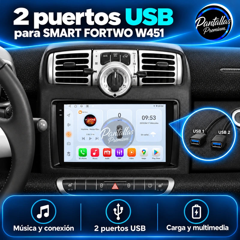 Smart Fortwo W451 — usb