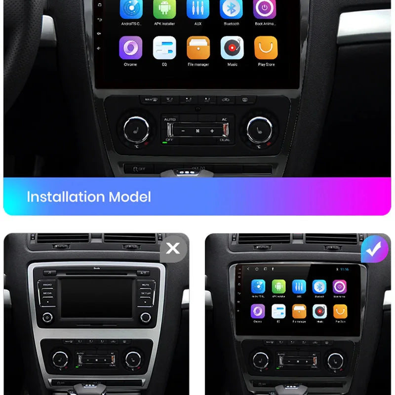 Radio Pantalla Carplay para Skoda Octavia 2 2007-2013 - foto 3