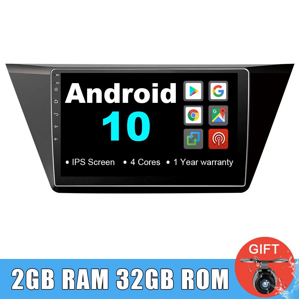 Radio Android Volkswagen 10 Touran 2016