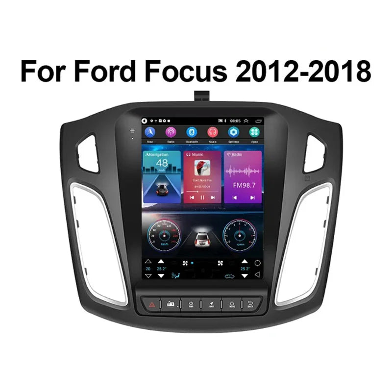 Radio CarPlay Ford Tesla Focus 2012-2018