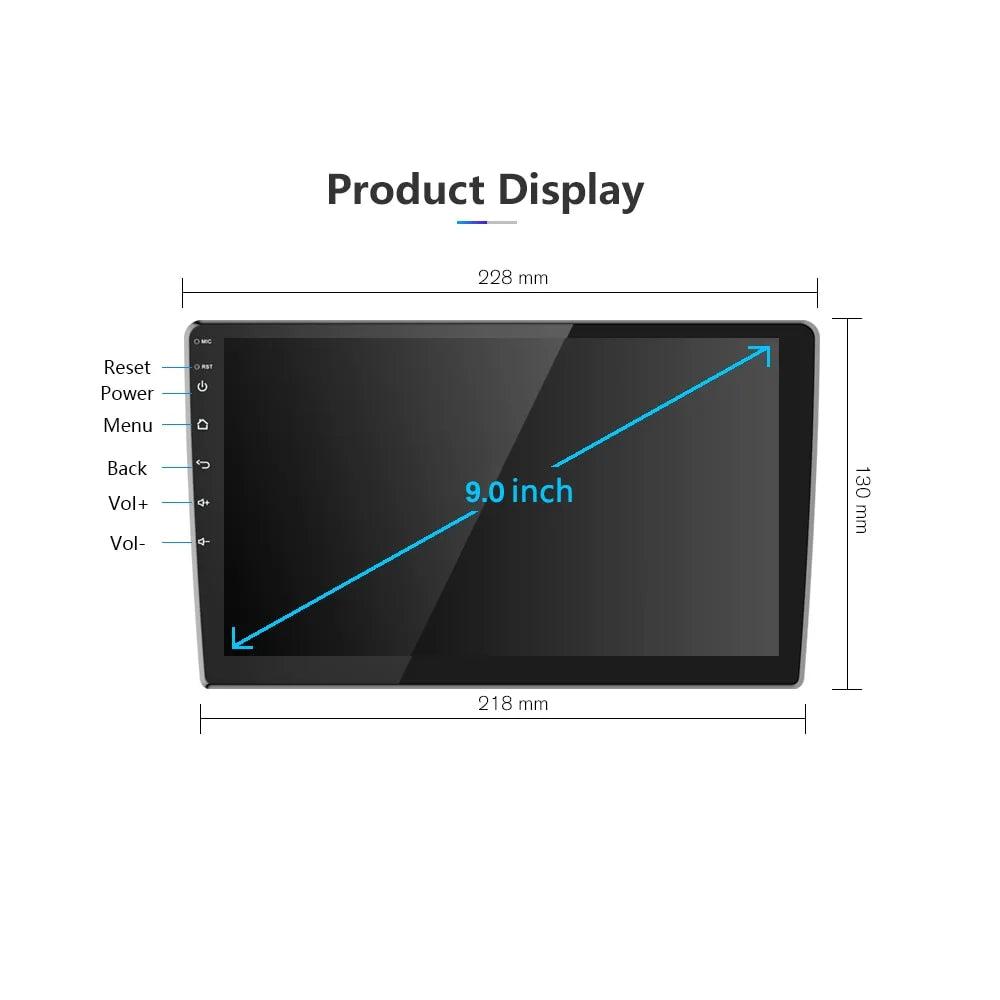 Pantalla repuesto con carplay inalambrico