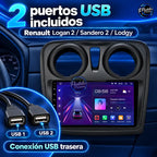 Renault Logan 2 Sandero 2 Lodgy - dos puertos USB incluidos