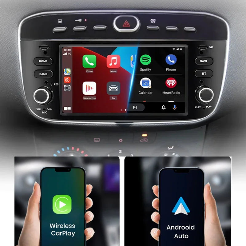 Fiat Linea Punto Evo 2010-2017 - Radio Pantalla Carplay y Android Auto - foto 3