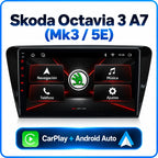 Pantalla Skoda Octavia 3 A7 Mk3 5E con CarPlay y Android Auto