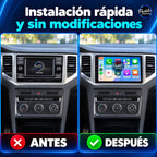 Volkswagen Golf Sportsvan antes y después de instalación