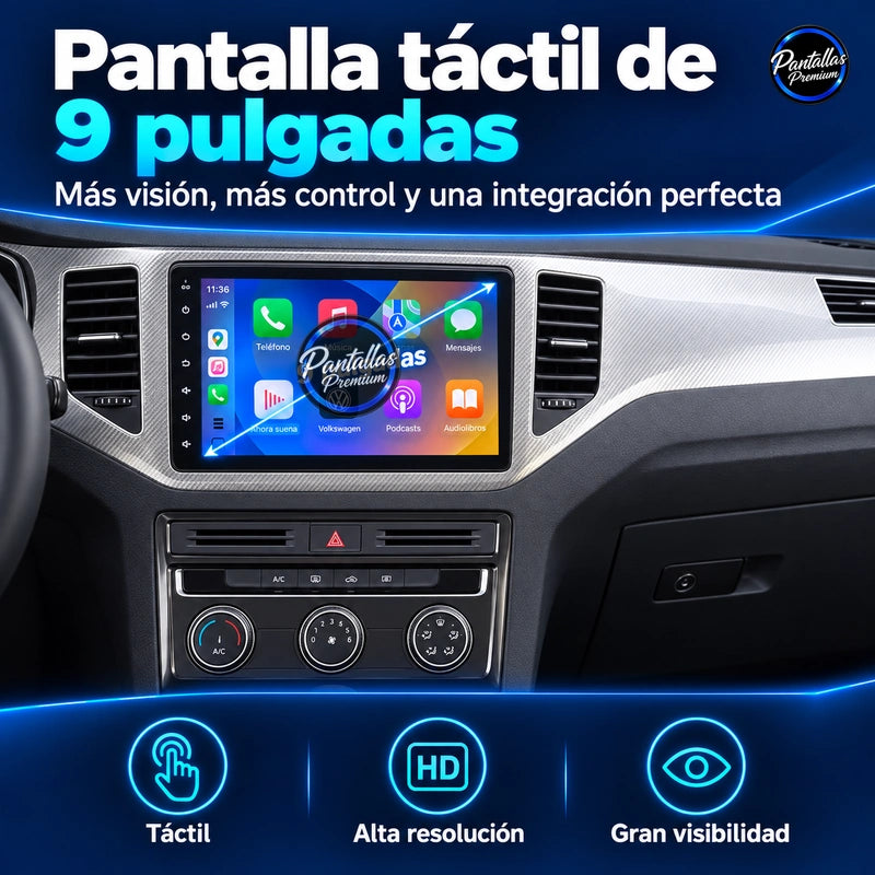Pantalla táctil 9 pulgadas Volkswagen Golf Sportsvan