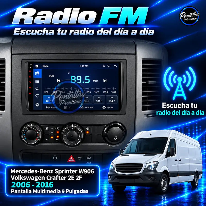 Radio FM Mercedes Sprinter W906 Volkswagen Crafter