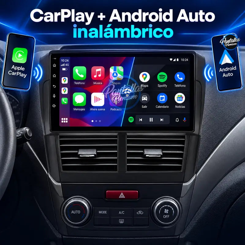 Subaru Forester SH Impreza Mk3 - CarPlay y Android Auto inalámbrico