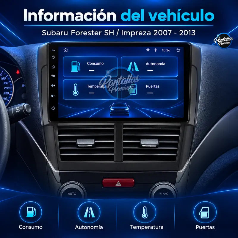 Subaru Forester SH Impreza Mk3 - información del vehículo