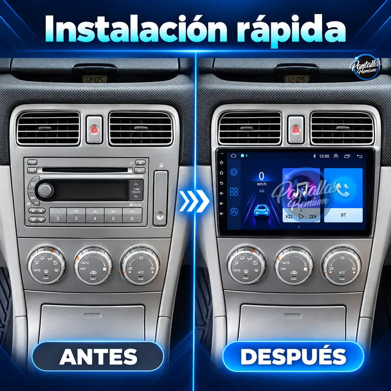 Subaru Forester Mk2 SG - instalación rápida