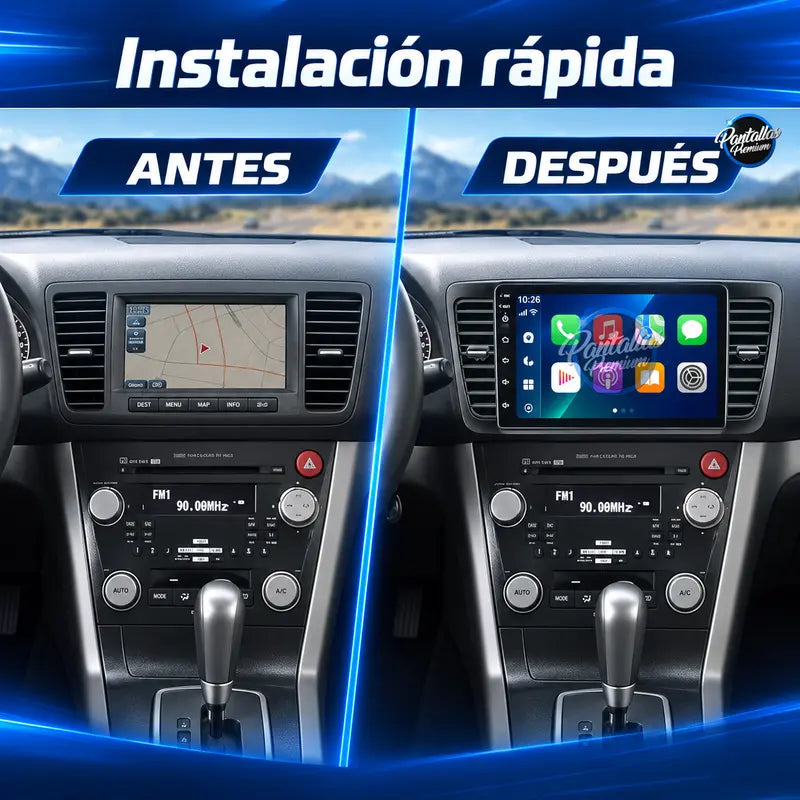 Instalación rápida antes y después Subaru Legacy Outback Mk4
