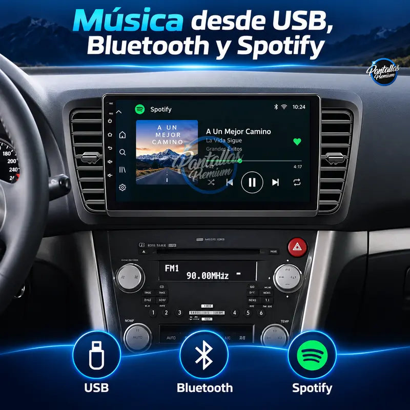 Música USB Bluetooth y Spotify Subaru Legacy Outback Mk4