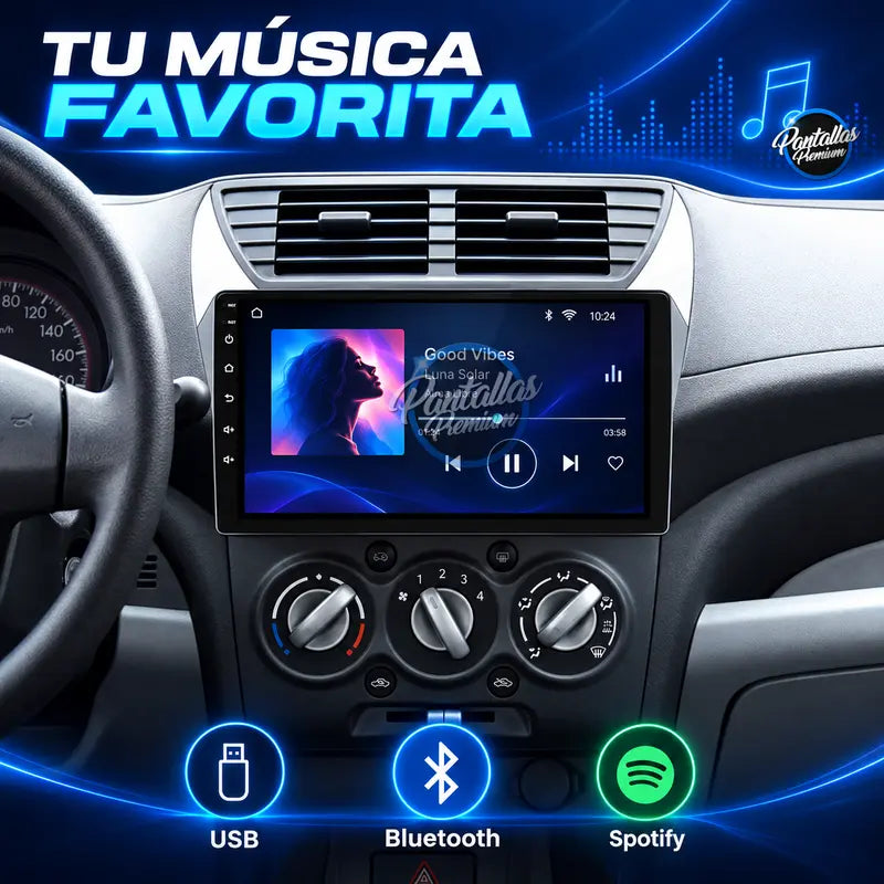 Música USB Bluetooth y Spotify Suzuki Alto Mk7