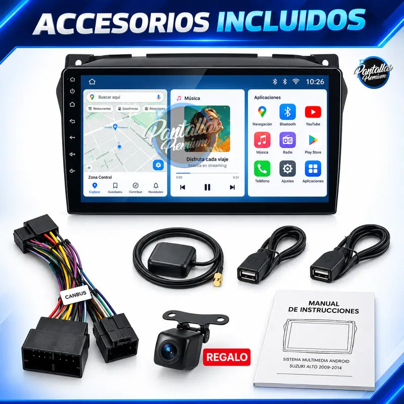 Accesorios incluidos Suzuki Alto Mk7