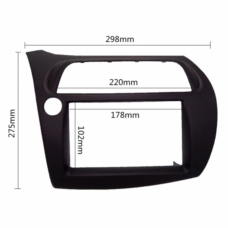 Marco 2 din para Honda Civic Type S