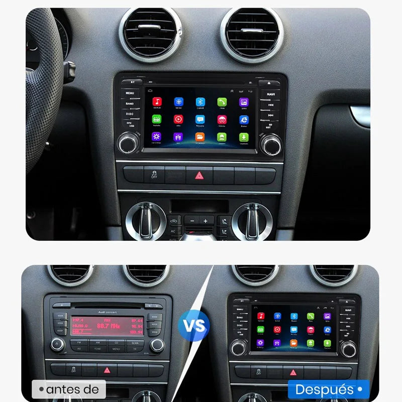 Radio Pantalla Carplay para Audi A3 Botones - foto 2