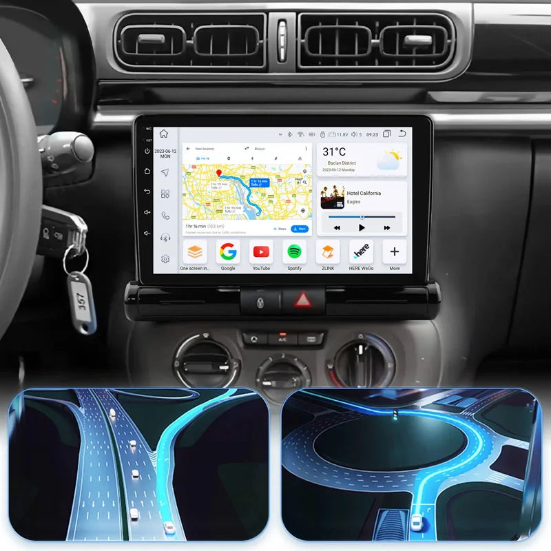 Radio Pantalla Carplay para Citroen C3 C4 Aircross 2017-2023 - foto 3