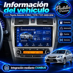 Información del vehículo CANBUS Toyota Avensis T27