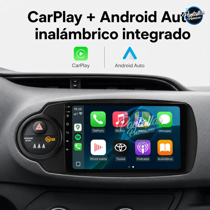 Toyota Yaris CarPlay y Android Auto inalámbrico