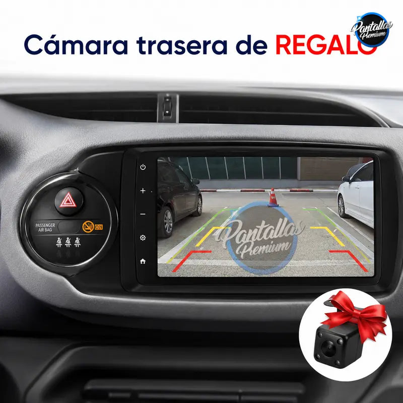 Toyota Yaris cámara trasera de regalo