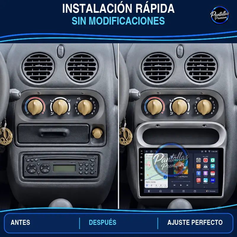 Instalación rápida Renault Twingo