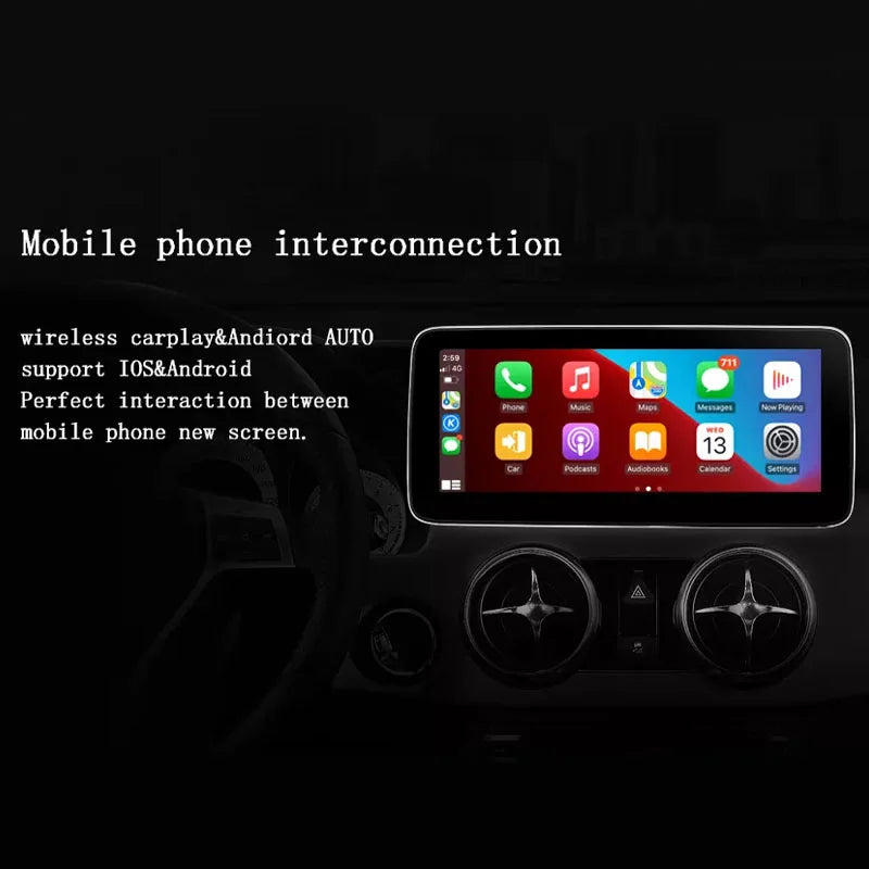 Radio Pantalla Carplay para Mercedes-Benz Clase GLK X204 Linux 2008-2015 - foto 2